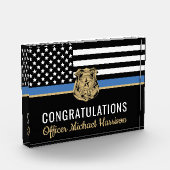 Bloc Photo Officier de l'enseignement supérieur de la police (Gauche)