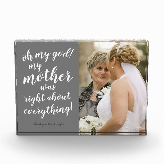 Bloc Photo Oh mon dieu, ma mère avait raison sur tout ! (Devant)