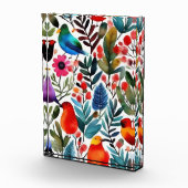 Bloc Photo Oiseaux floraux colorés (Droite)