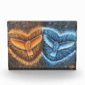 Bloc Photo Oiseaux volant ensemble- (Devant)