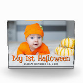 Bloc Photo Orange et noir 1ère photo d'Halloween (Devant)