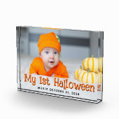 Bloc Photo Orange et noir 1ère photo d'Halloween (Droite)