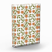 BLOC PHOTO ORANGE FLEURS (Gauche)
