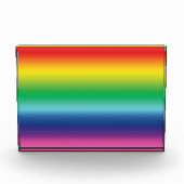 Bloc Photo orteil arc-en-ciel couleurs lgbt (Devant)