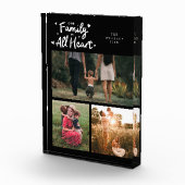 Bloc Photo Our Family Is All Heart Black (Droite)