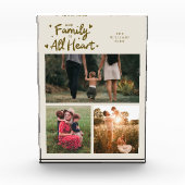 Bloc Photo Our Family Is All Heart Cream (Devant)