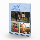 Bloc Photo Our Family Is All Heart Icy Blue (Droite)