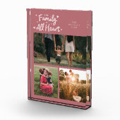 Bloc Photo Our Family Is All Heart Pink (Droite)