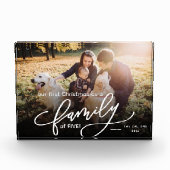 Bloc Photo Our First Christmas As A Family of Five (Devant)