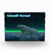 Bloc Photo Ours polaire à bordure de glace - Groenland (Devant)