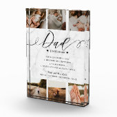 Bloc Photo Papa Dictionnaire Définition Photo Collage Marbre (Droite)