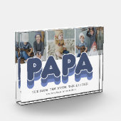 Bloc Photo Papa Man Myth Legend Photo Block (Gauche)