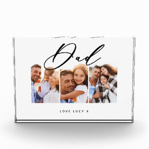 Bloc Photo papa mignon script moderne multi photo cadeau