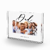 Bloc Photo papa mignon script moderne multi photo cadeau (Droite)