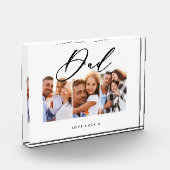 Bloc Photo papa mignon script moderne multi photo cadeau (Gauche)