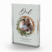 Bloc Photo Papa moderne chic élégante feuille de couronnes ph (Droite)