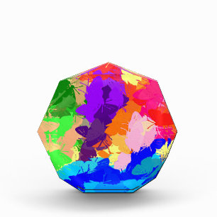 Bloc Photo Papillons Kaleidoscope arc-en-ciel