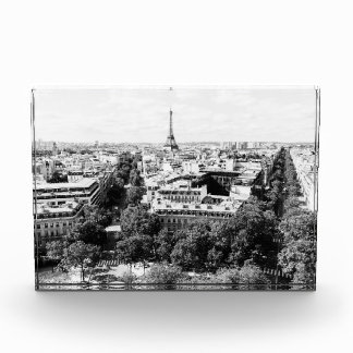 Bloc Photo Paris Décor à thème en noir et blanc