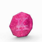 Bloc Photo Parties scintillant rose-chaud de la fille Glam No (Gauche)