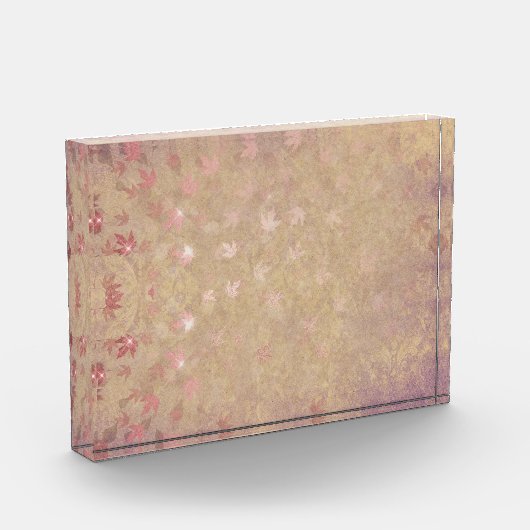 Bloc Photo Pastel Feuilles colorés (Gauche)