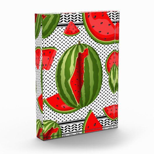 Bloc Photo Pastèque Palestine - Slice (Gauche)