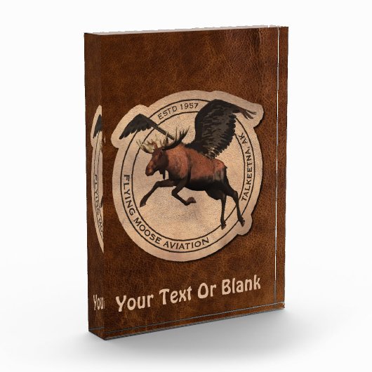 Bloc Photo Patch Flying Moose Aviation (Gauche)