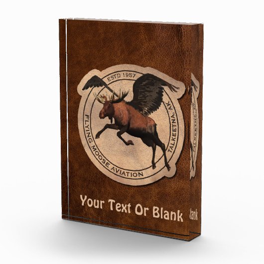 Bloc Photo Patch Flying Moose Aviation (Droite)