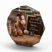 Bloc Photo Pays cowboy cheval Faire-part de grossesse (Droite)