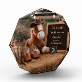 Bloc Photo Pays cowboy cheval Faire-part de grossesse (Gauche)