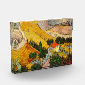 Bloc Photo Paysage avec Maison et PloughmaVincent van Gogh (Gauche)