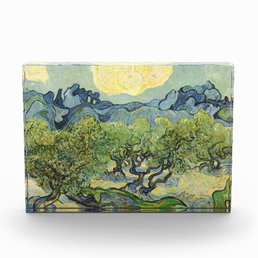 Bloc Photo Paysage avec Olive Vincent Willem van Gogh (Devant)