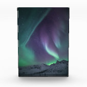 Bloc Photo Paysage des aurores boréales (Devant)
