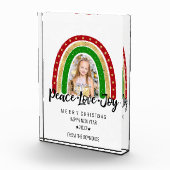 Bloc Photo Peace Loy Joyeux Noël Rainbow Photo (Droite)