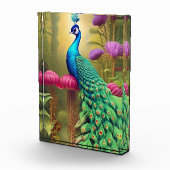 Bloc Photo Peacock dans la forêt de Jardin Rose (Droite)