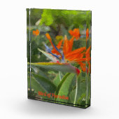 Bloc Photo Peinture à l'huile d'Oiseau du Paradis (Droite)