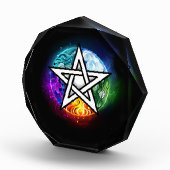 Bloc Photo pentagramme du Wiccan (Droite)
