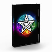 Bloc Photo pentagramme du Wiccan (Gauche)