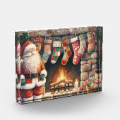 Bloc Photo Père Noël par foyer Noël Stockage (Gauche)