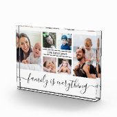 Bloc Photo Personalized 6 Picture Collage Quote Family Name  (Droite)