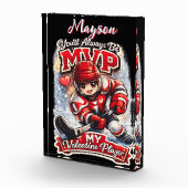 Bloc Photo Personalized Hockey MVP My Valentine Player (Droite)