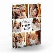 Bloc Photo Personalized Modern Best Mom Ever Photo Collage (Gauche)