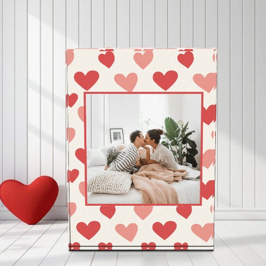 Bloc Photo Personalized Valentine Photo Heart Acrylic Block