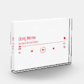 Bloc Photo Personnalisable votre musique préférée (Gauche)