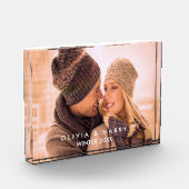 Bloc photo personnalisé avec superposition de text (Gauche)