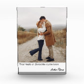 Bloc Photo Personnalisé pour Cadeau de Saint-Valen (Devant)
