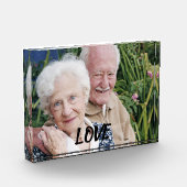 BLOC PHOTO PERSONNALISÉ SCRIPT GRANDS-PARENTS (Gauche)