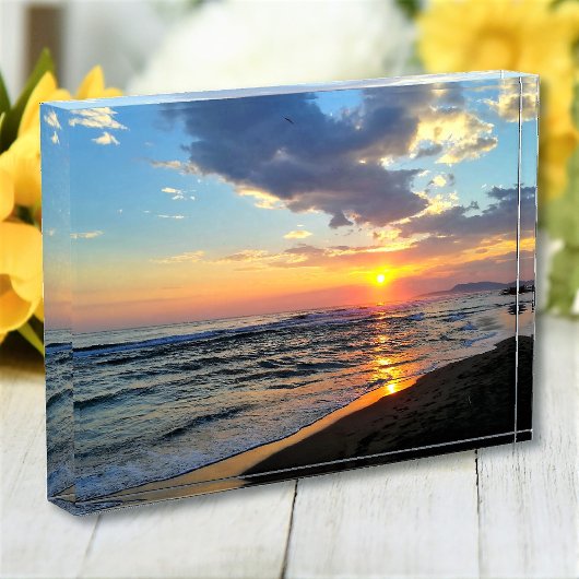 Bloc photo personnalisé simple