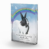 Bloc Photo Pet Memorial Keepsaké Rainbow Bridge (Droite)