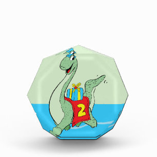 Bloc Photo Petit garçon, 2e anniversaire Dinosaur