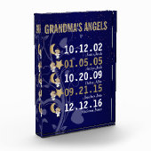 Bloc Photo Petits anges de grand-mère - 5 petits-enfants (Gauche)